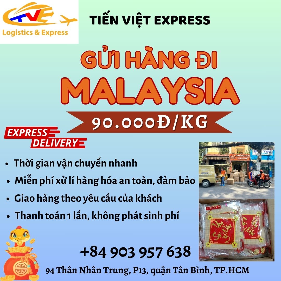 Gửi hàng đi Malaysia - Tiến Việt Express
